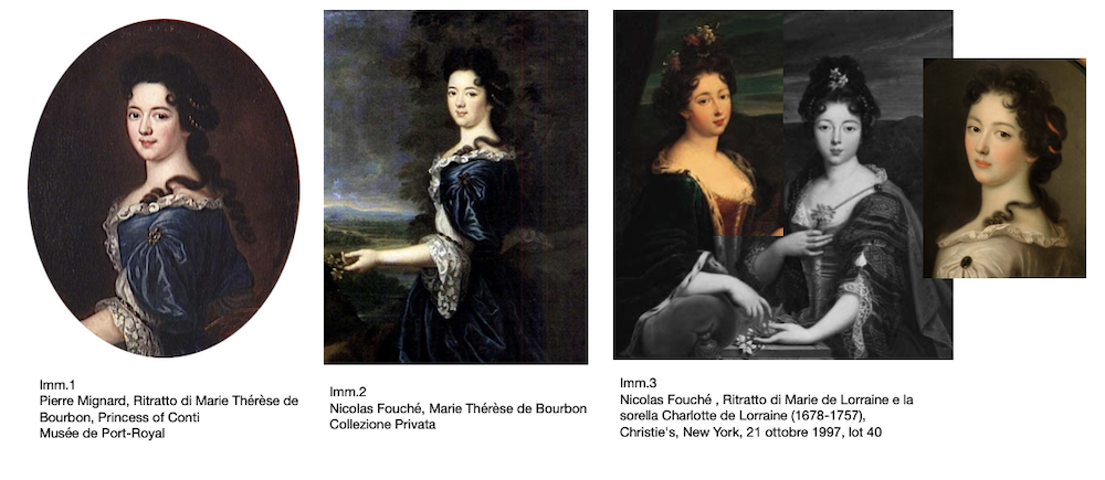 Ritratto di Marie Thérèse de Bourbon (Parigi, 1666 – 1732), Principessa de Conti